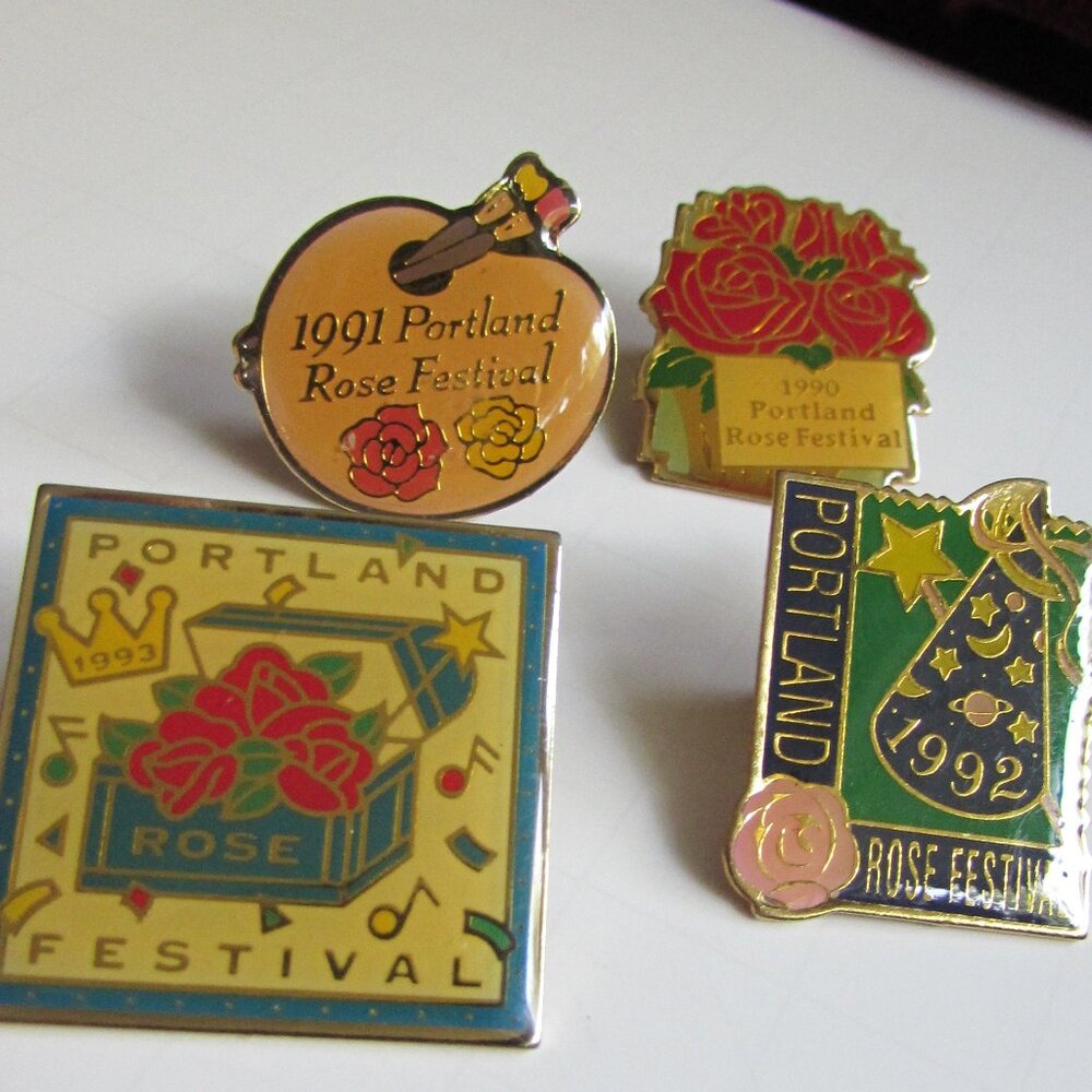 VTG Rose Festival Collector Pins